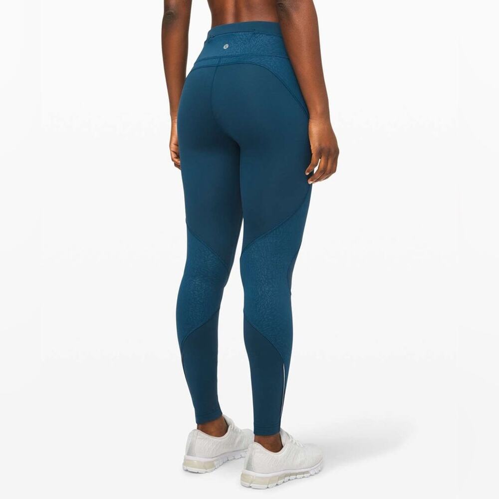 Lululemon Cold Pacer High-Rise Tight 28" Night Diver Nocturnal Shift Fleece 6